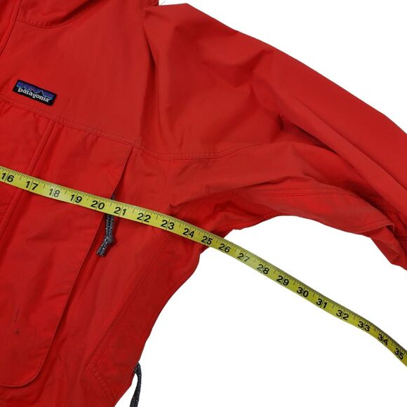Vintage PATAGONIA Jacket Adult Medium Red Parka Hooded Casual Outdoor Winter - Picture 8 of 13